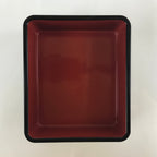 Japanese Resin Lacquer Replica Lidded Bento Lunch Box Vtg Makie Flowers L207