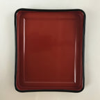 Japanese Resin Lacquer Replica Lidded Bento Lunch Box Vtg Makie Flowers L211