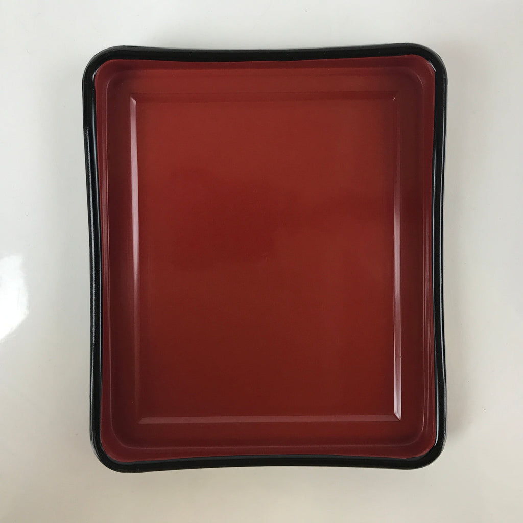 Japanese Resin Lacquer Replica Lidded Bento Lunch Box Vtg Makie Flowers L212