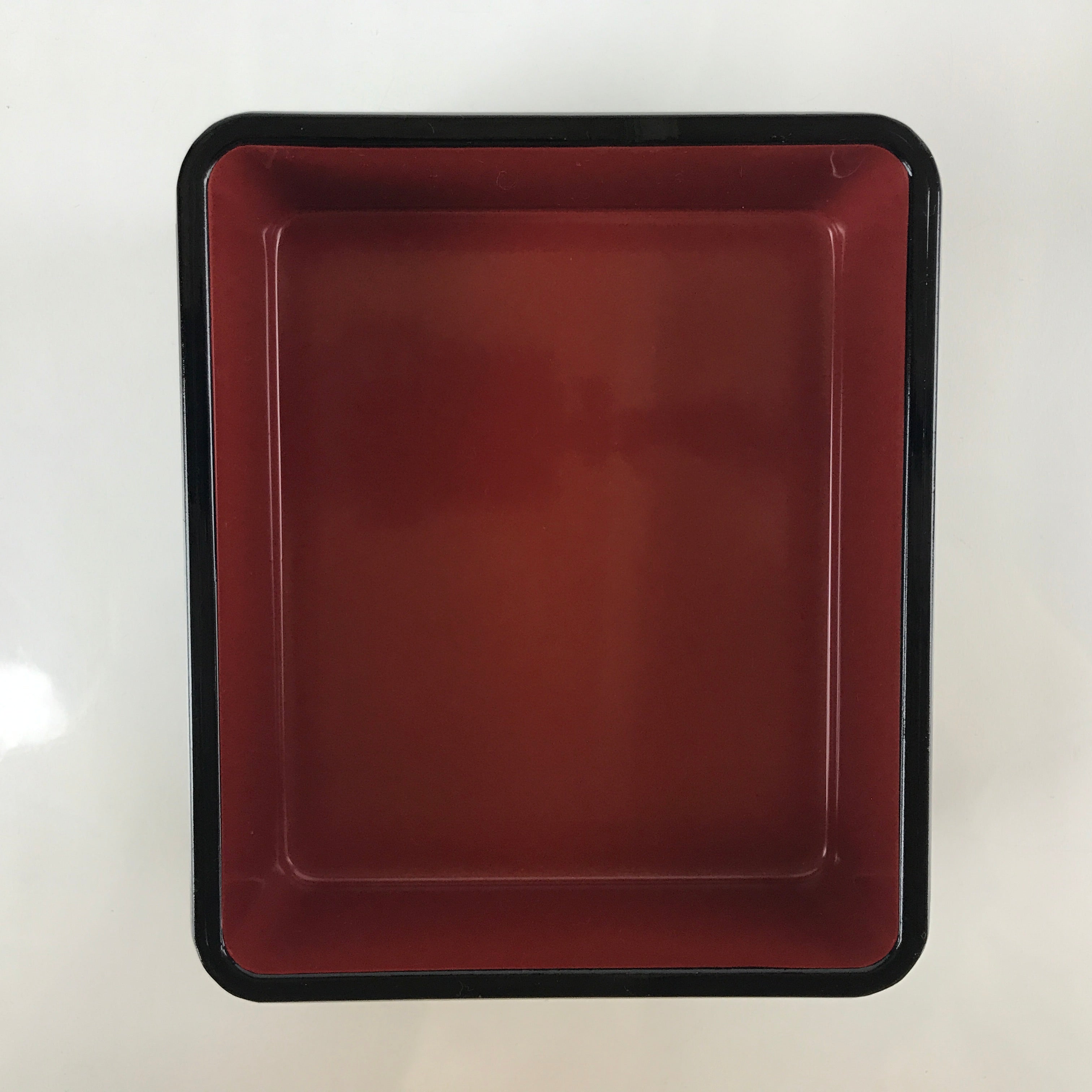 Japanese Resin Lacquer Replica Lidded Bento Lunch Box Vtg Makie Flowers L214