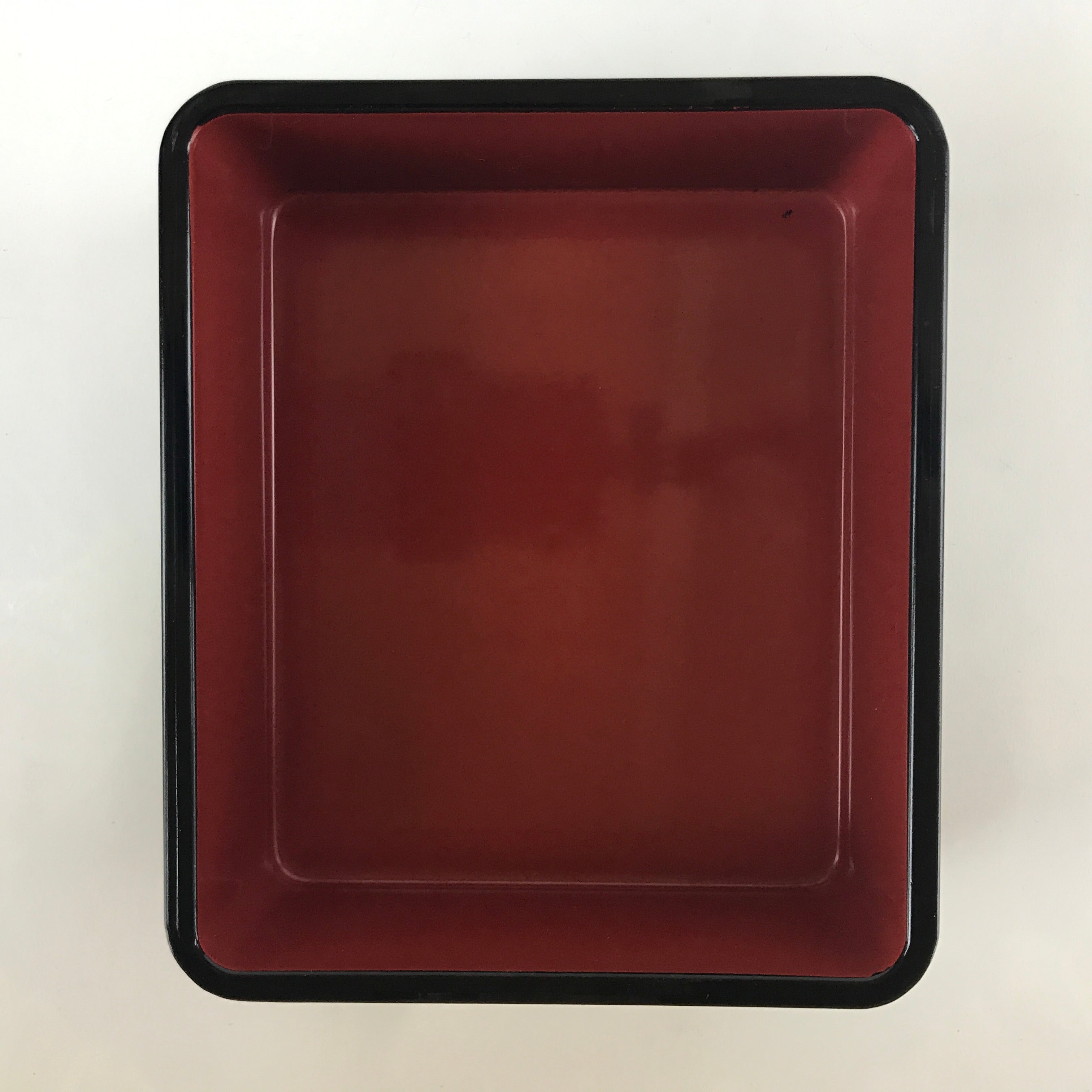 Japanese Resin Lacquer Replica Lidded Bento Lunch Box Vtg Makie Flowers L215