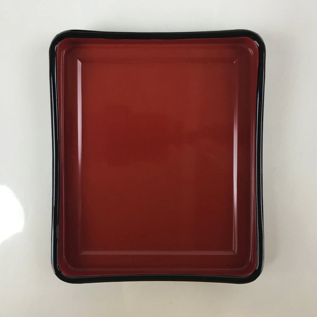 Japanese Resin Lacquer Replica Lidded Bento Lunch Box Vtg Makie Flowers L216