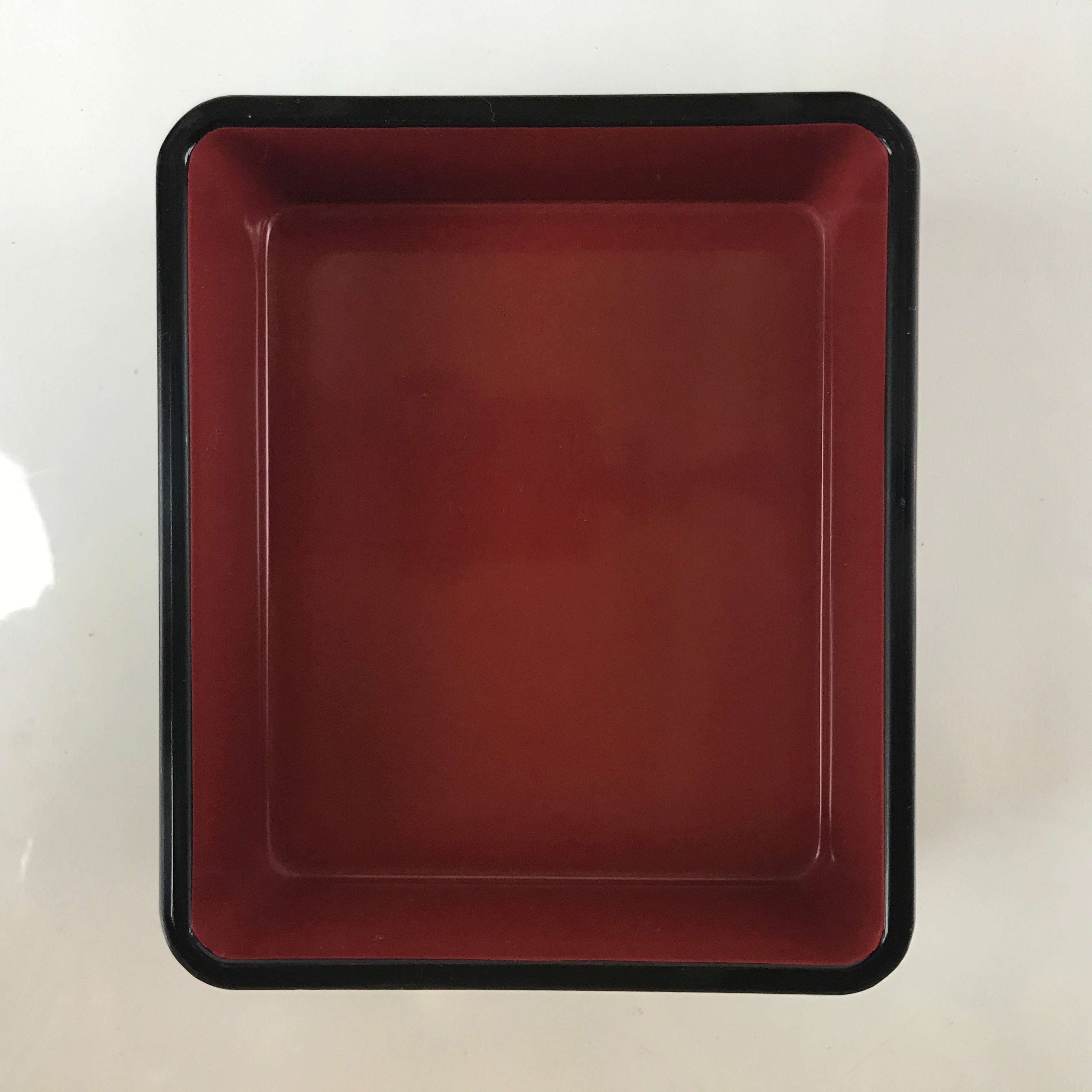 Japanese Resin Lacquer Replica Lidded Bento Lunch Box Vtg Makie Flowers L216
