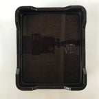 Japanese Resin Lacquer Replica Lidded Bento Lunch Box Vtg Makie Flowers L216