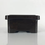 Japanese Resin Lacquer Replica Lidded Bento Lunch Box Vtg Makie Flowers L219