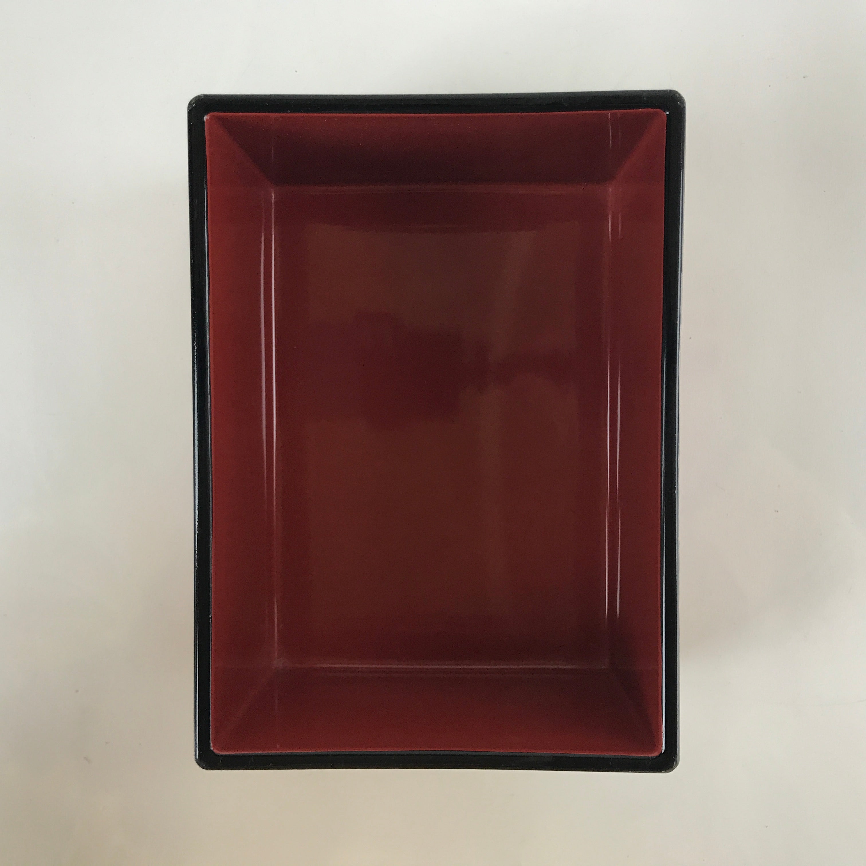 Japanese Resin Lacquer Replica Lidded Bento Lunch Box Vtg Nashiji Orange L197