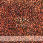 Japanese Resin Lacquer Replica Lidded Bento Lunch Box Vtg Nashiji Orange L198