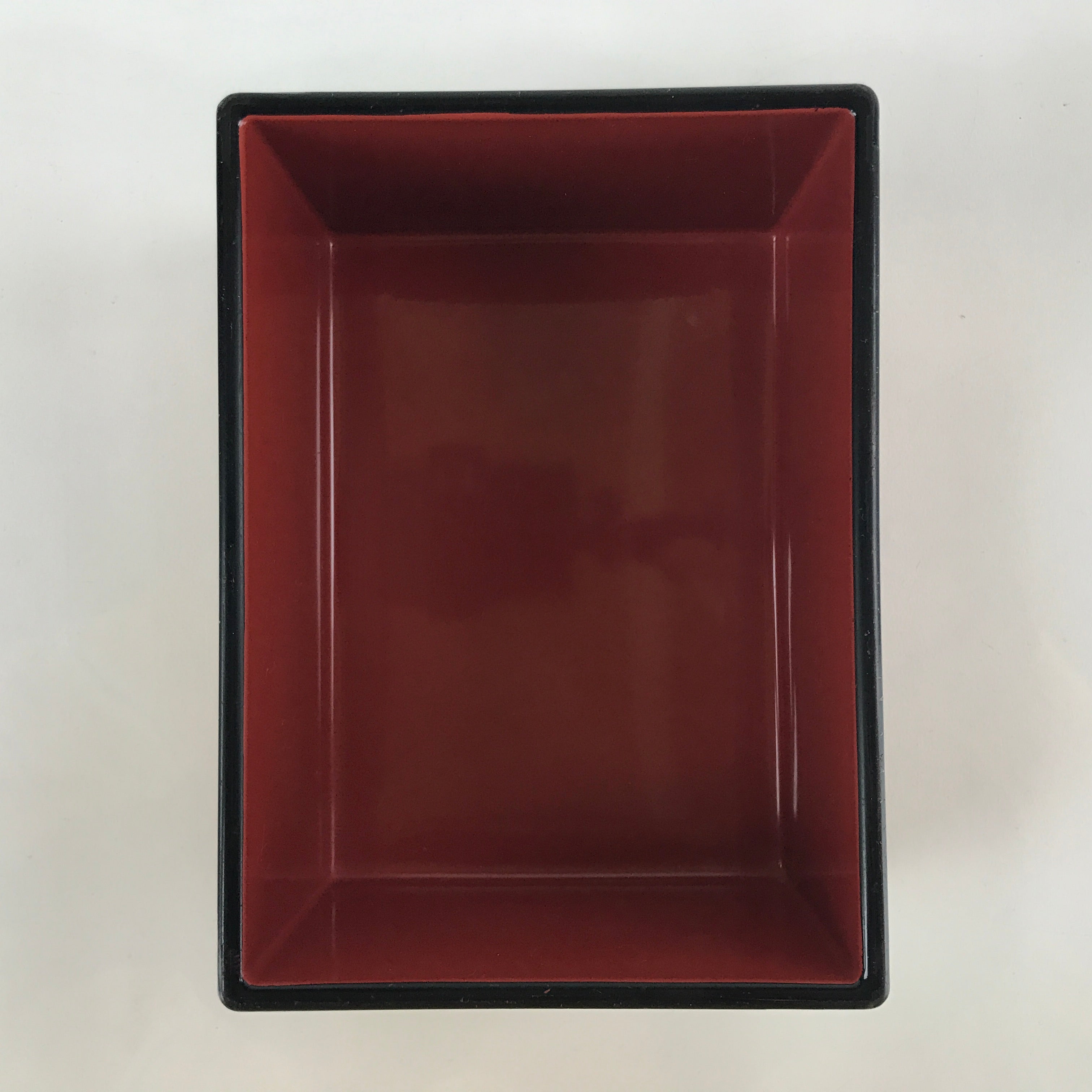 Japanese Resin Lacquer Replica Lidded Bento Lunch Box Vtg Nashiji Orange L201