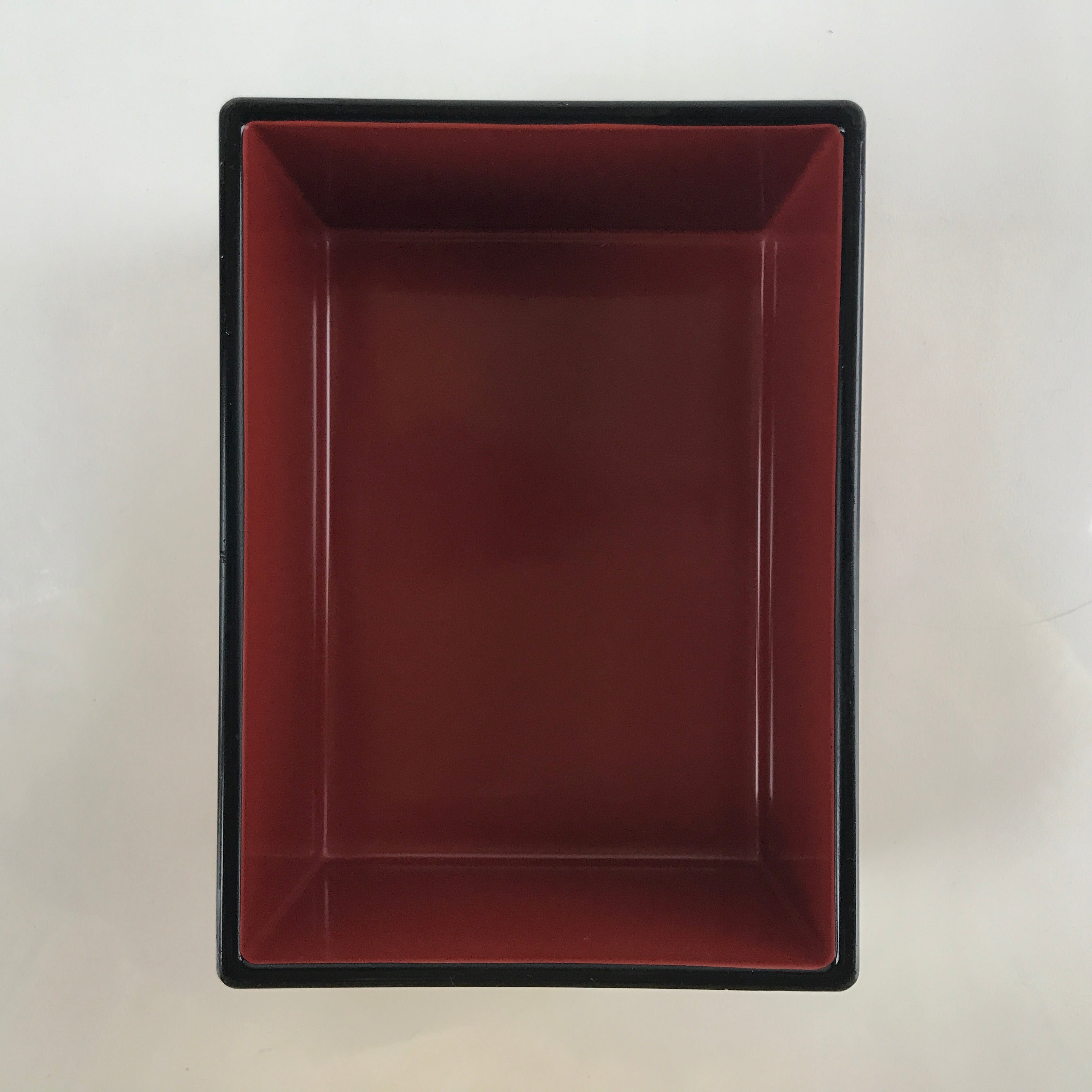 Japanese Resin Lacquer Replica Lidded Bento Lunch Box Vtg Nashiji Orange L202