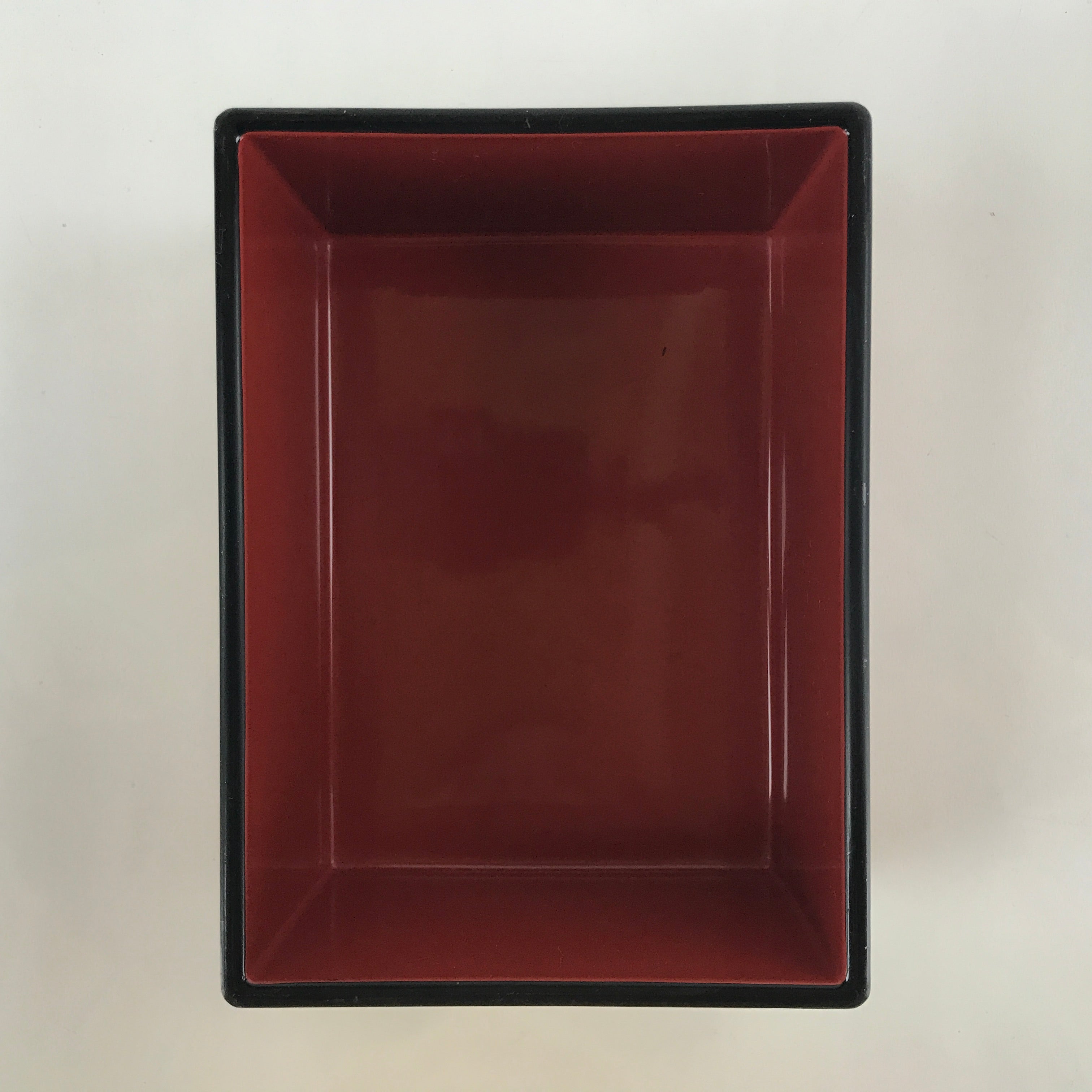 Japanese Resin Lacquer Replica Lidded Bento Lunch Box Vtg Nashiji Orange L203