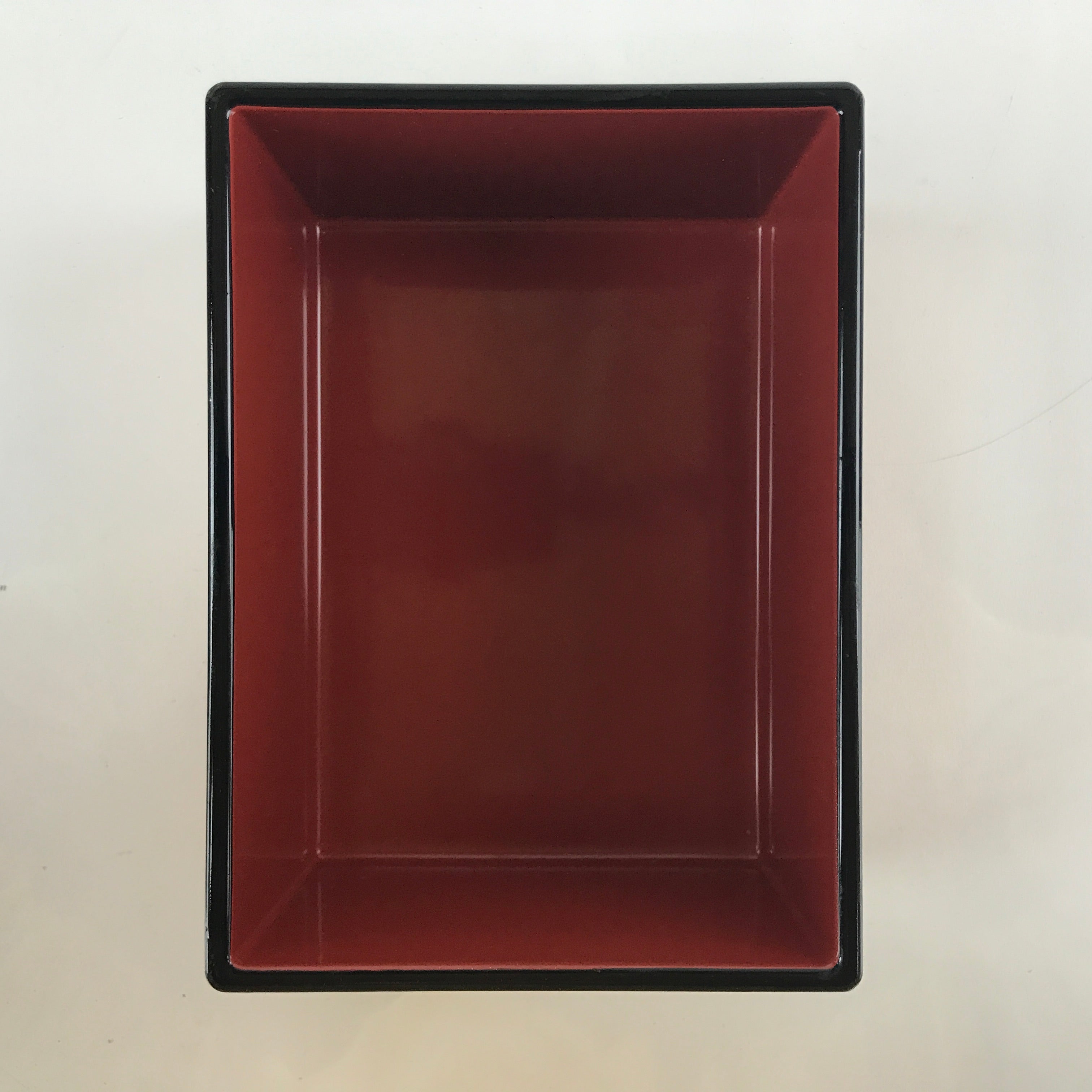 Japanese Resin Lacquer Replica Lidded Bento Lunch Box Vtg Nashiji Orange L204