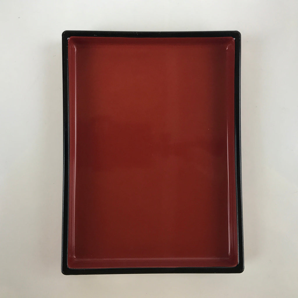 Japanese Resin Lacquer Replica Lidded Bento Lunch Box Vtg Nashiji Orange L205