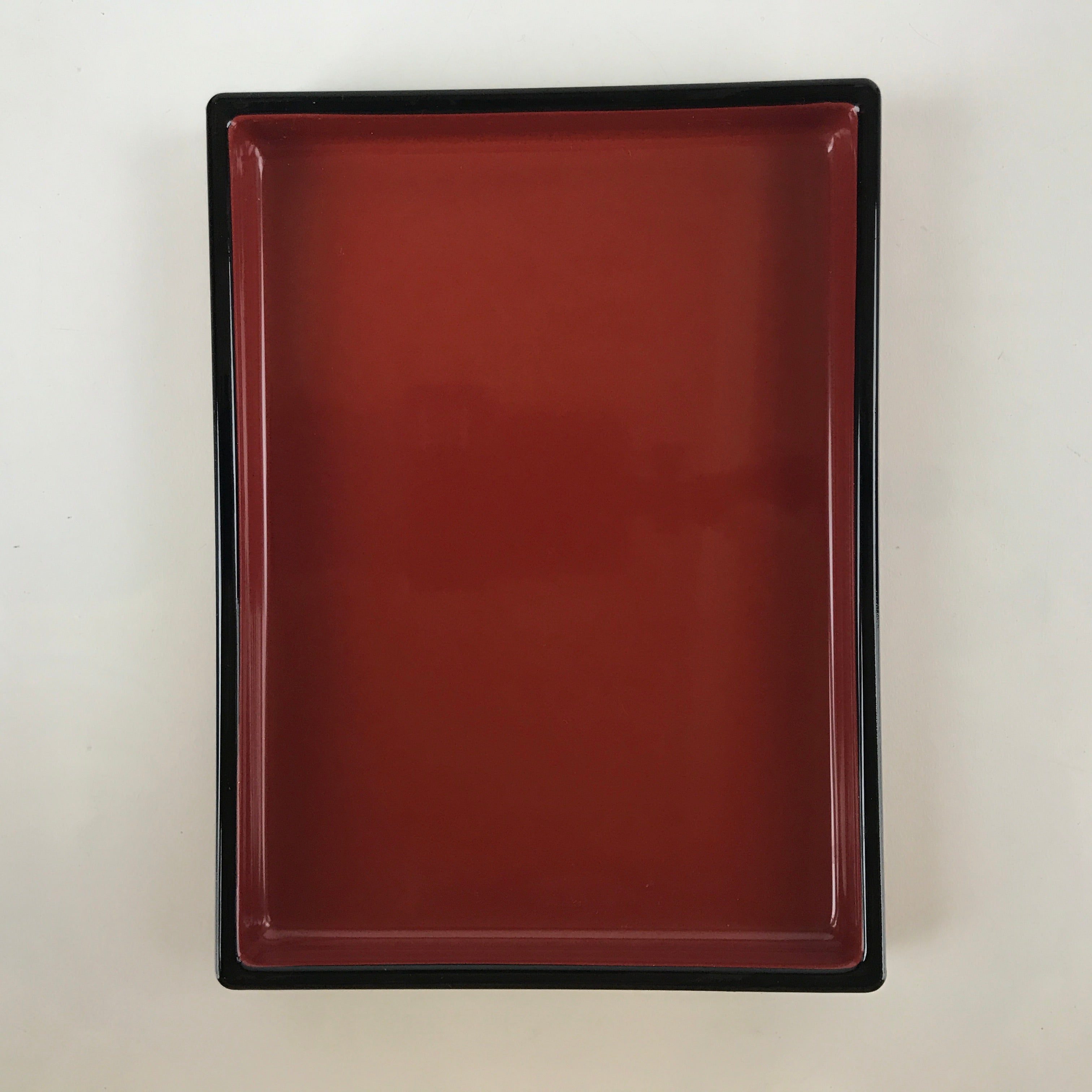 Japanese Resin Lacquer Replica Lidded Bento Lunch Box Vtg Nashiji Orange L206