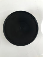 Japanese Resin Lacquer Replica Lidded Bento Lunch Box Vtg Round Plum Red L223