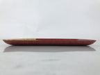 Japanese Resin Lacquer Replica Rantai Small Tray Vtg Rectangular Red Gold LWB120