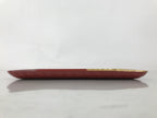Japanese Resin Lacquer Replica Rantai Small Tray Vtg Rectangular Red Gold LWB120