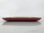 Japanese Resin Lacquer Replica Rantai Small Tray Vtg Rectangular Red Gold LWB120