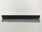 Japanese Resin Lacquer Replica Serving Tray Obon Rectangle Black Red Peony L591