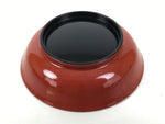 Japanese Resin Lacquer Replica Small Bowl Vtg Kobachi Side Dish Red Black L468