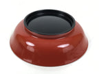 Japanese Resin Lacquer Replica Small Bowl Vtg Kobachi Side Dish Red Black L473