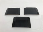 Japanese Resin Lacquer Replica Small Plates Meimeizara Vtg 3pc Shunkei Nuri L314