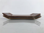 Japanese Resin Lacquer Replica Small Plates Meimeizara Vtg 3pc Shunkei Nuri L314