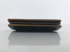 Japanese Resin Lacquer Replica Small Plates Meimeizara Vtg 3pc Shunkei Nuri L314