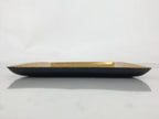 Japanese Resin Lacquer Replica Small Tray Obon Gold Leaf Iris Hanashoubu LWB133