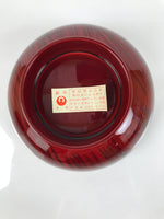 Japanese Resin Lacquerware Replica Bowl Owan Vtg Rice Soup Wan Red Black L552