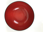 Japanese Resin Lacquerware Replica Bowl Owan Vtg Rice Soup Wan Red Black L553