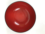 Japanese Resin Lacquerware Replica Bowl Owan Vtg Rice Soup Wan Red Black L553