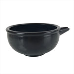 Japanese Resin Large Mixing Bowl Katakuchi Vtg Pouring Spout Simple Black L225