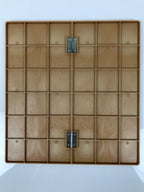 Japanese Resin Portable Go Board Game Set Vtg Folding Goban Igo 19X19 Grid GB104