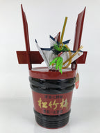 Japanese Resin Tsunodaru Celebration Sake Barrel Vtg Cask Red Shochikubai TS885