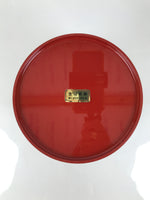 Japanese Resin Tsunodaru Celebration Sake Barrel Vtg Cask Red Shochikubai TS885