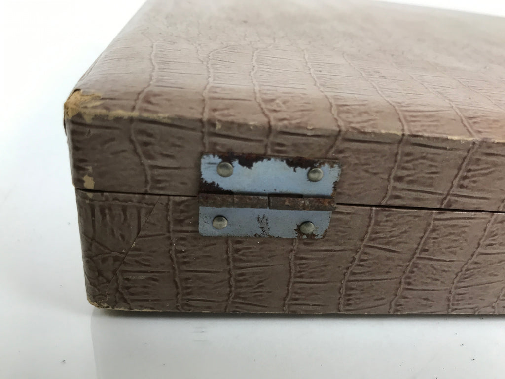 Japanese Riichi Mahjong Full Set Vtg Traditional Chinese Tile Game w/Case JK854