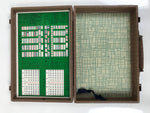 Japanese Riichi Mahjong Full Set Vtg Traditional Chinese Tile Game w/Case JK854
