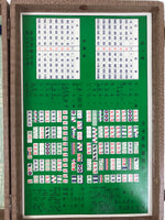 Japanese Riichi Mahjong Full Set Vtg Traditional Chinese Tile Game w/Case JK854