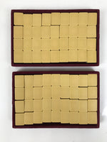 Japanese Riichi Mahjong Full Set Vtg Traditional Chinese Tile Game w/Case JK854