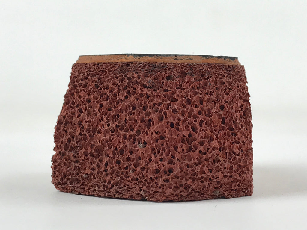 Japanese Rubber Stamp 2 Mushrooms Vtg Nature Sponge Base Stationary HS259