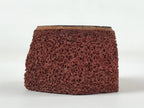 Japanese Rubber Stamp 2 Mushrooms Vtg Nature Sponge Base Stationary HS259
