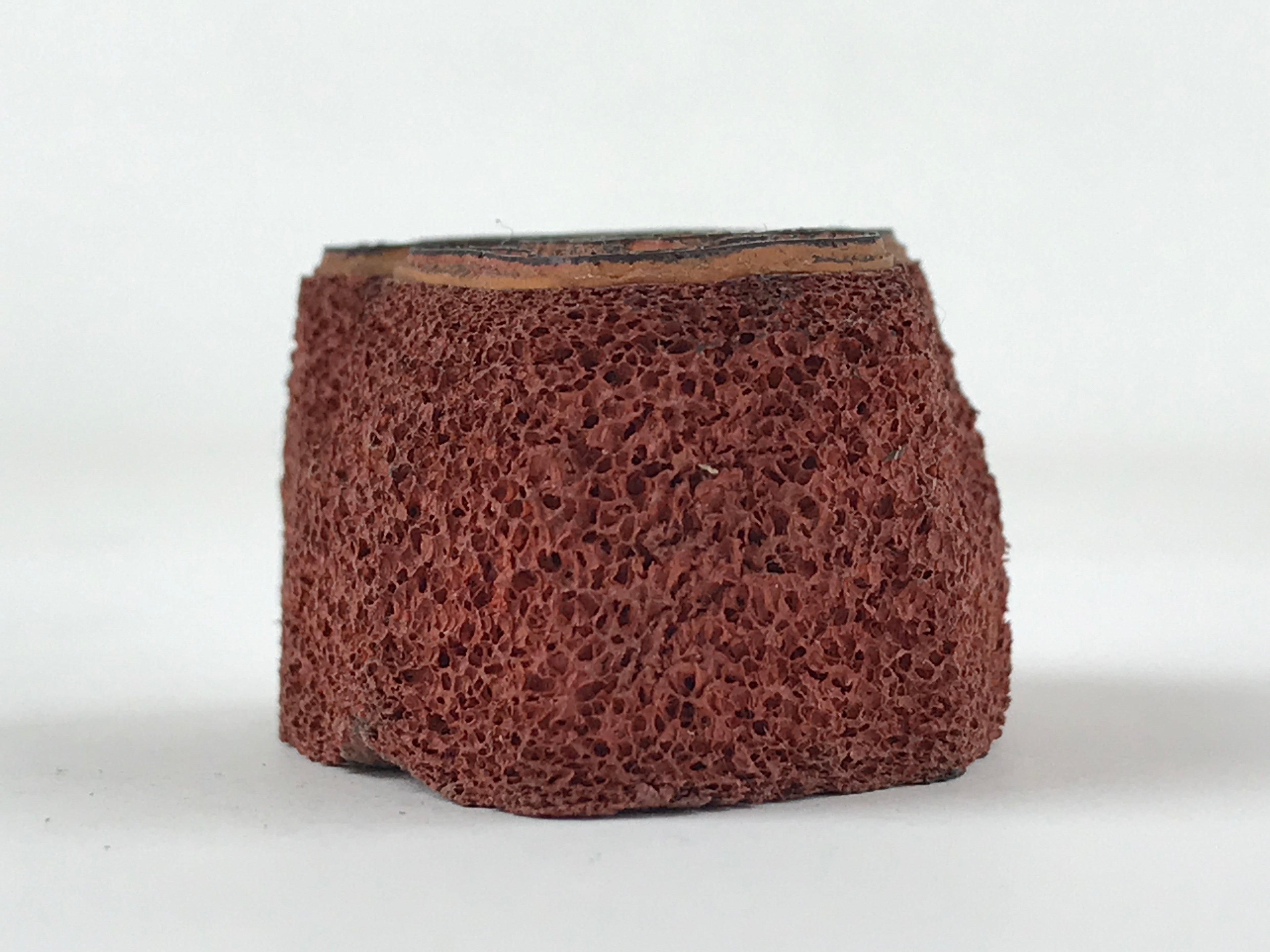 Japanese Rubber Stamp 2 Mushrooms Vtg Nature Sponge Base Stationary HS259