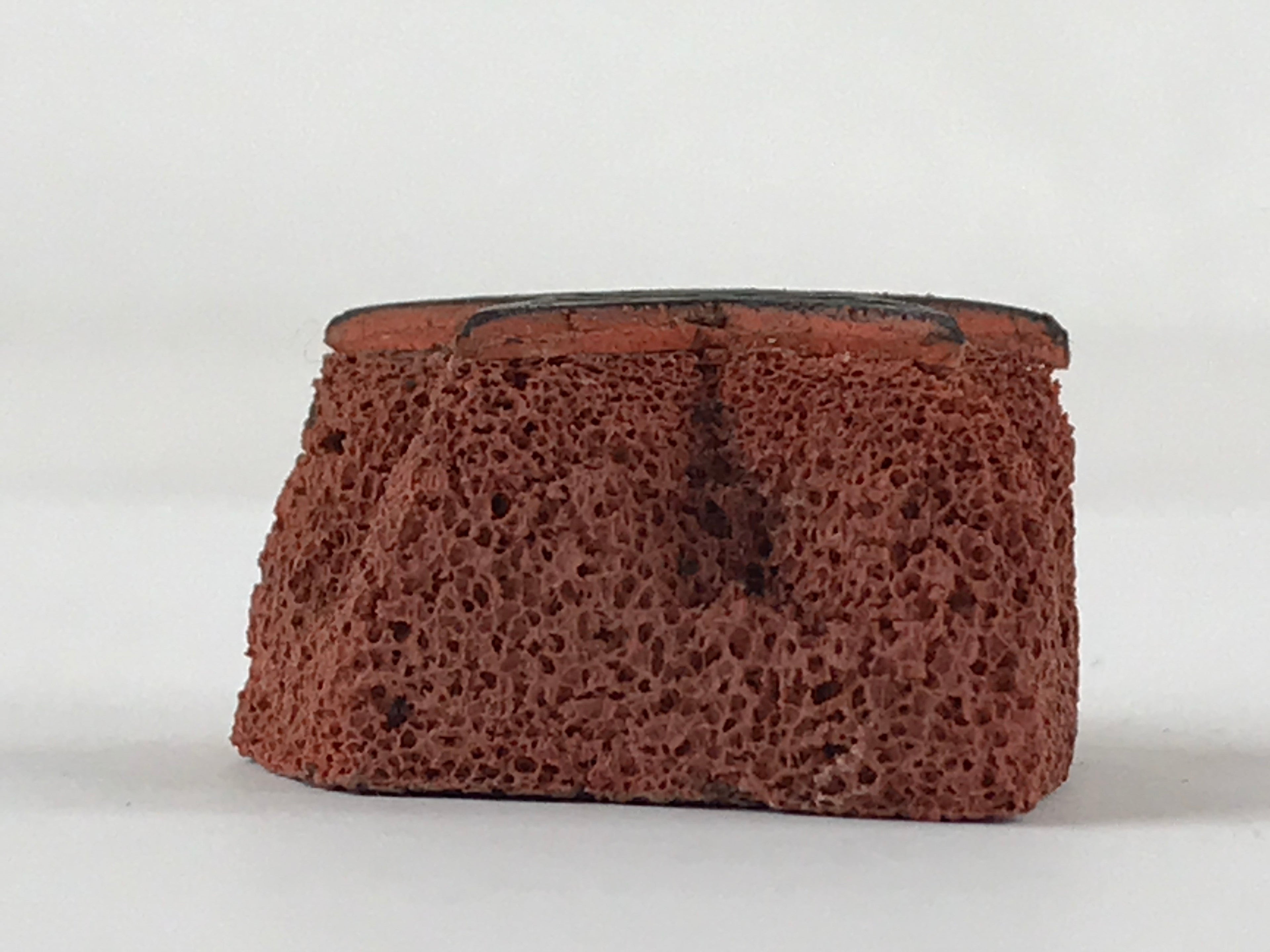 Japanese Rubber Stamp 5-Pointed Star Vtg Kanji Sponge Base Stationary HS211