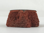 Japanese Rubber Stamp 5-Pointed Star Vtg Kanji Sponge Base Stationary HS211