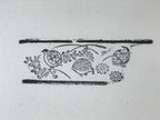 Japanese Rubber Stamp Birds Flowers Vtg Animal Sponge Base Stationary HS263