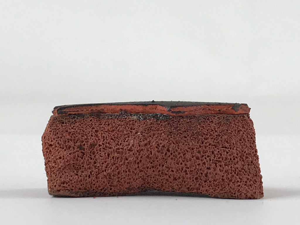 Japanese Rubber Stamp Black Fish Vtg Sponge Base Stationary HS197