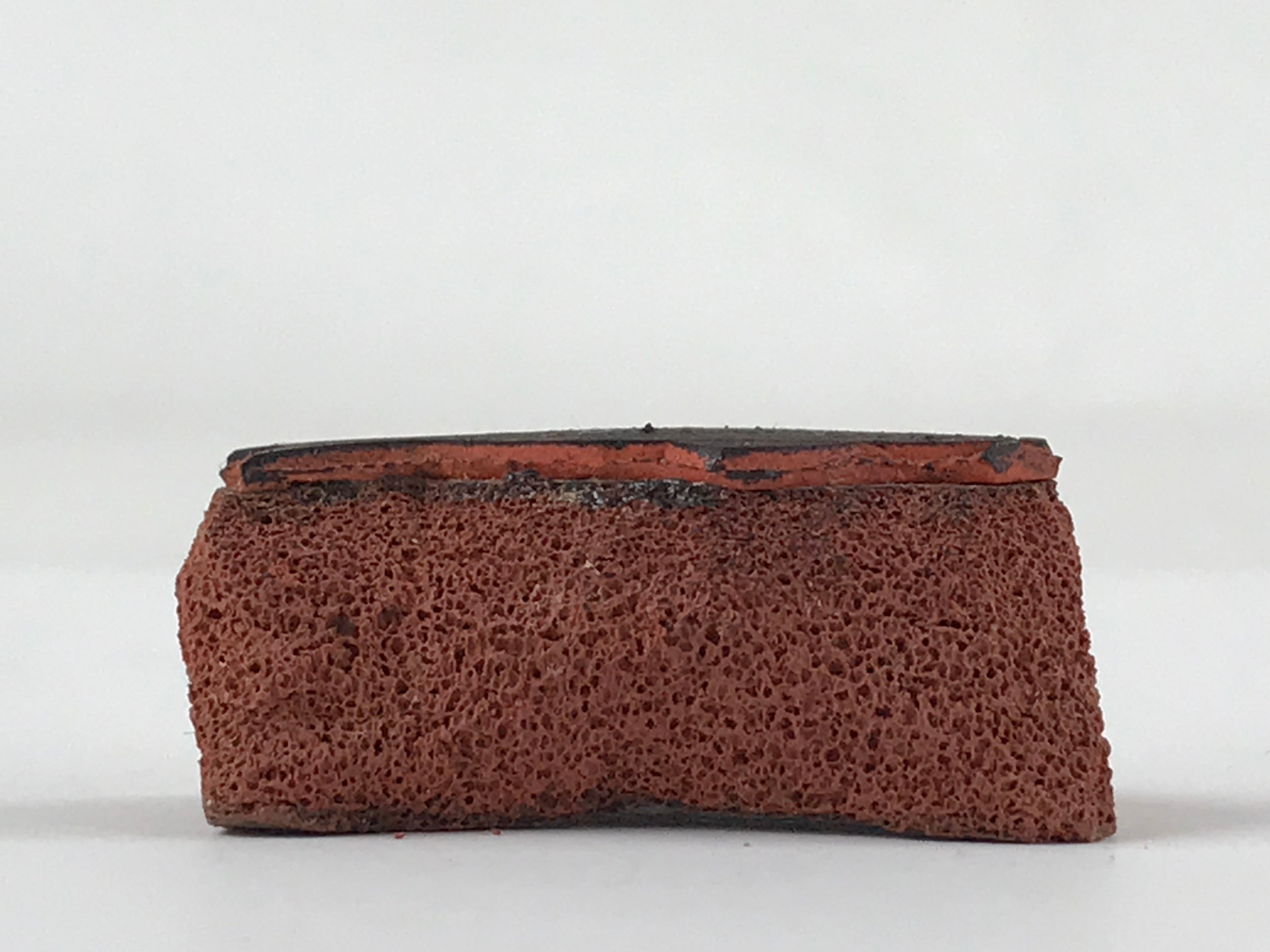 Japanese Rubber Stamp Black Fish Vtg Sponge Base Stationary HS197