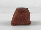 Japanese Rubber Stamp Black Fish Vtg Sponge Base Stationary HS197