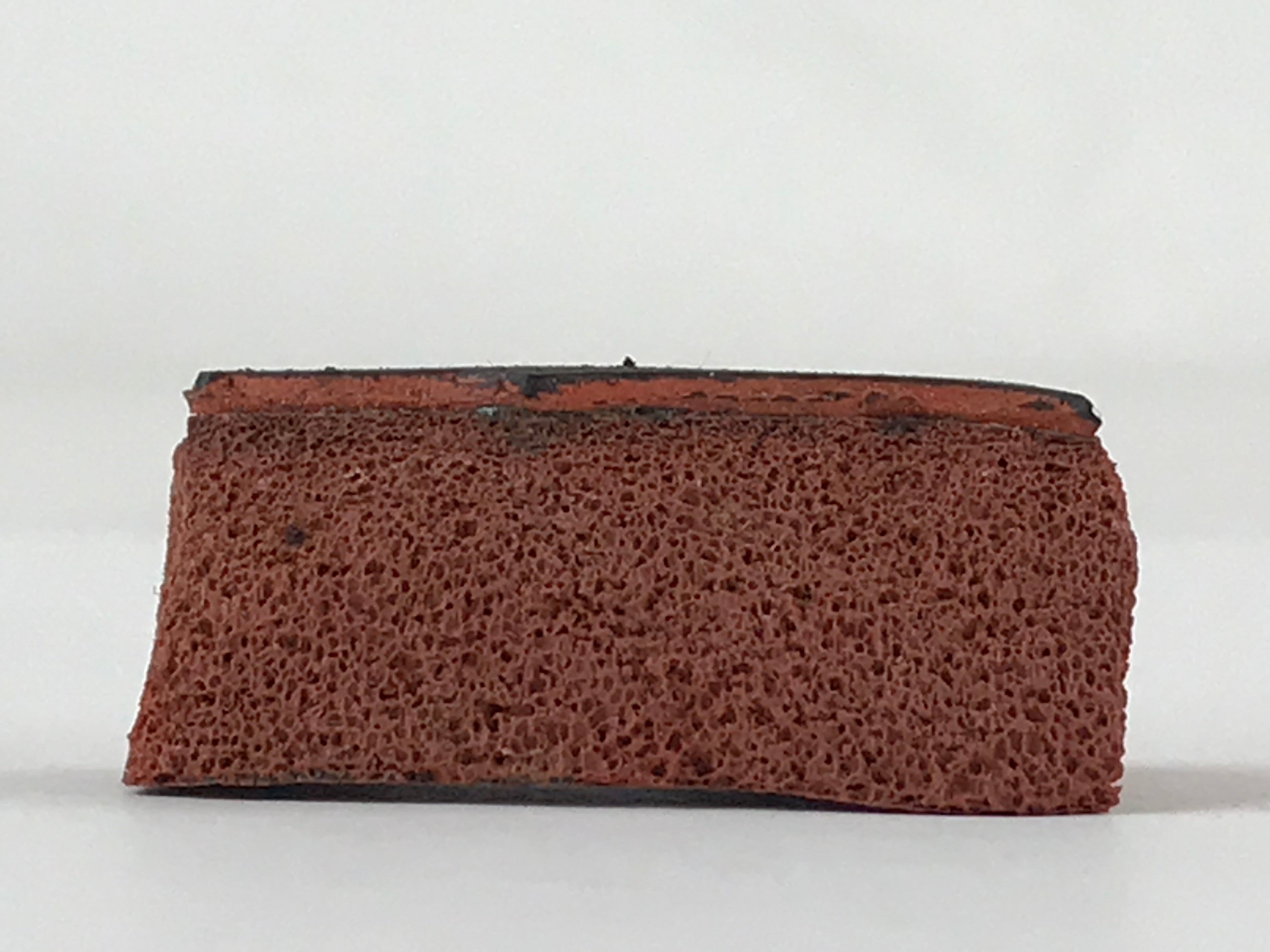 Japanese Rubber Stamp Black Fish Vtg Sponge Base Stationary HS197