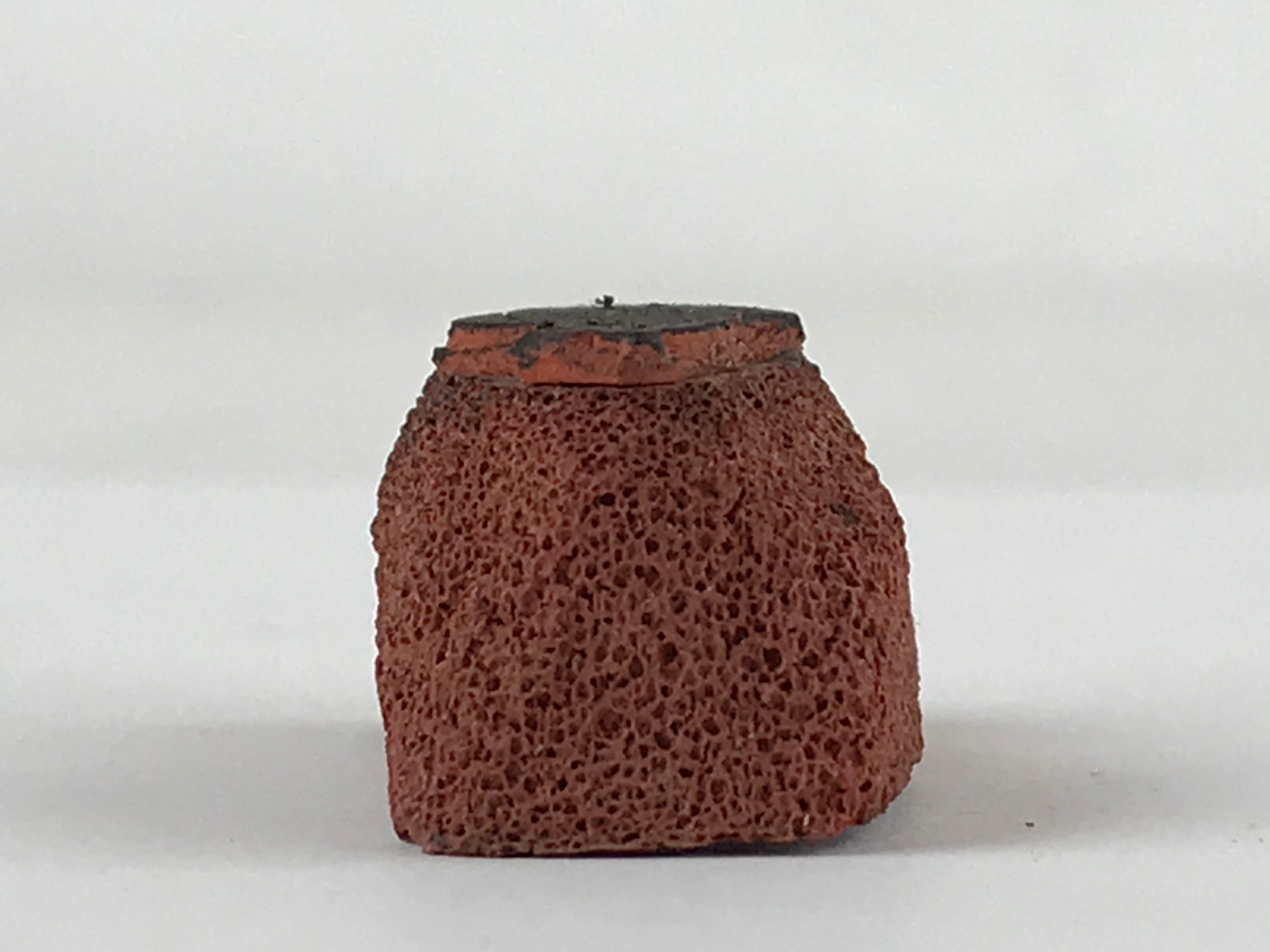 Japanese Rubber Stamp Black Fish Vtg Sponge Base Stationary HS197